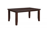 48" Dark Brown Dining Table - Homeroots - Flyclothing LLC