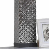 23" White Two Drawers Mirrored Nightstand - Homeroots - Flyclothing LLC