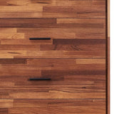 32" Brown Five Drawer Dresser - Homeroots