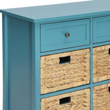 Pop Of Color Teal Accent Chest With Storage - Homeroots - Flyclothing LLC