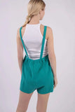 VERY J Sleeveless Double Gauze Overalls with Pockets - Trendsi - Flyclothing LLC