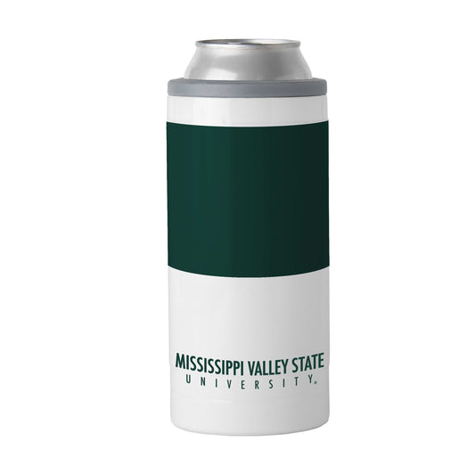 Miss Valley St 12oz Colorblock Slim Can Coolie - Logo Brands - Flyclothing LLC