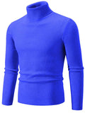 Men's Turtleneck Long Sleeve Ribbed Sweater - Trendsi - Flyclothing LLC