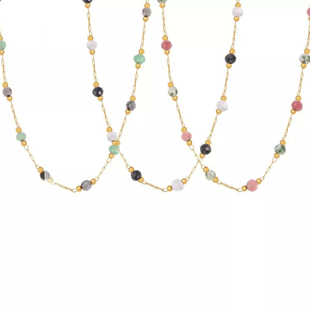 18K Gold-Plated Titanium Steel Necklace - Trendsi - Flyclothing LLC