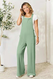 Double Take Full Size Wide Strap Overall with Pockets - Trendsi - Flyclothing LLC