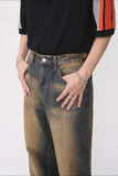 Raw Hem Straight Leg Jeans - Trendsi - Flyclothing LLC