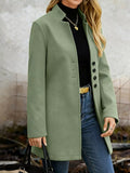 Button-Down Longline Outerwear - Trendsi - Flyclothing LLC