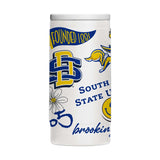 South Dakota State 12oz Native Powdercoat SlimCan Coolie - Logo Brands - Flyclothing LLC