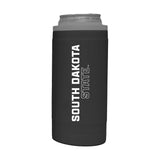 South Dakota State 12oz Optic Stacked Soft Touch Slim Coolie - Logo Brands - Flyclothing LLC