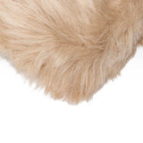 2' X 3' Tan Faux Fur Rectangular Area Rug - Homeroots - Flyclothing LLC