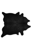 72" X 84" Black Cowhide - Rug - Homeroots - Flyclothing LLC