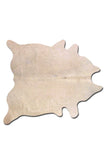 6' X 7' Off White Natural Cowhide Area Rug - Homeroots - Flyclothing LLC