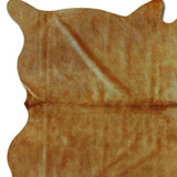 6' X 7' Golden Honey Exotic Cowhide Area Rug - Homeroots - Flyclothing LLC