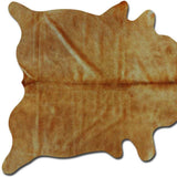 6' X 7' Golden Honey Exotic Cowhide Area Rug - Homeroots - Flyclothing LLC