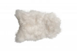 2' X 3' White Natural Wool Long-Haired Sheepskin Area Rug - Homeroots - Flyclothing LLC