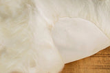2' X 3' White Natural Wool Long-Haired Sheepskin Area Rug - Homeroots - Flyclothing LLC