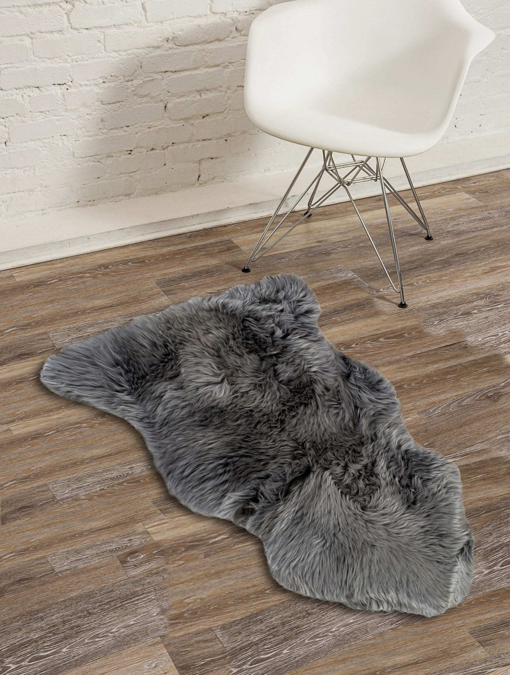 Grey Animal Print Area Rug - Homeroots - Flyclothing LLC