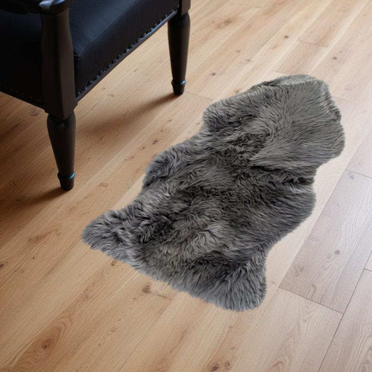 Grey Animal Print Area Rug - Homeroots - Flyclothing LLC
