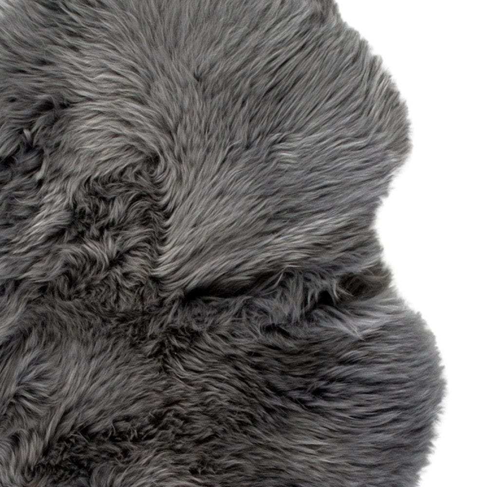 Grey Animal Print Area Rug - Homeroots - Flyclothing LLC