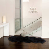 Black Animal Print Area Rug - Homeroots - Flyclothing LLC