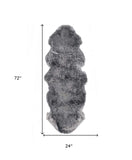 Grey Animal Print Area Rug - Homeroots - Flyclothing LLC