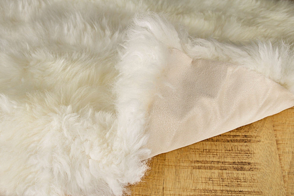 18" Natural Sheepskin Throw Pillow - Homeroots - Flyclothing LLC