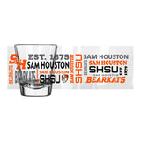 Sam Houston State 2oz Spirit Shot Glass - Logo Brands - Flyclothing LLC