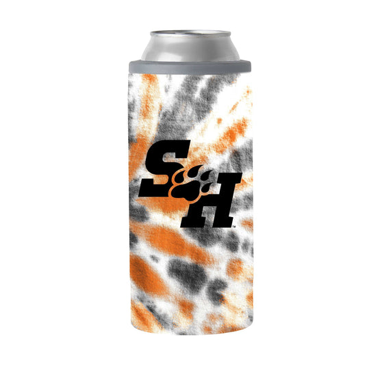 Sam Houston State 12oz Tie Dye Slim Can Coolie - Logo Brands - Flyclothing LLC
