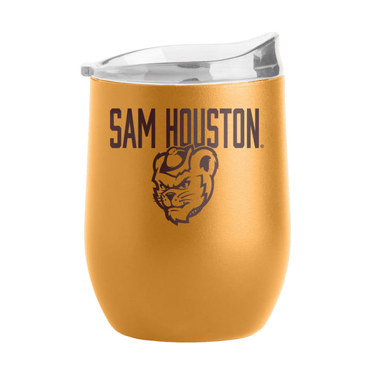 Sam Houston State 16oz Huddle Powder Coat Curved Bev - Logo Brands - Flyclothing LLC
