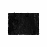 2' X 3' Black Faux Fur Animal Print Area Rug - Homeroots - Flyclothing LLC