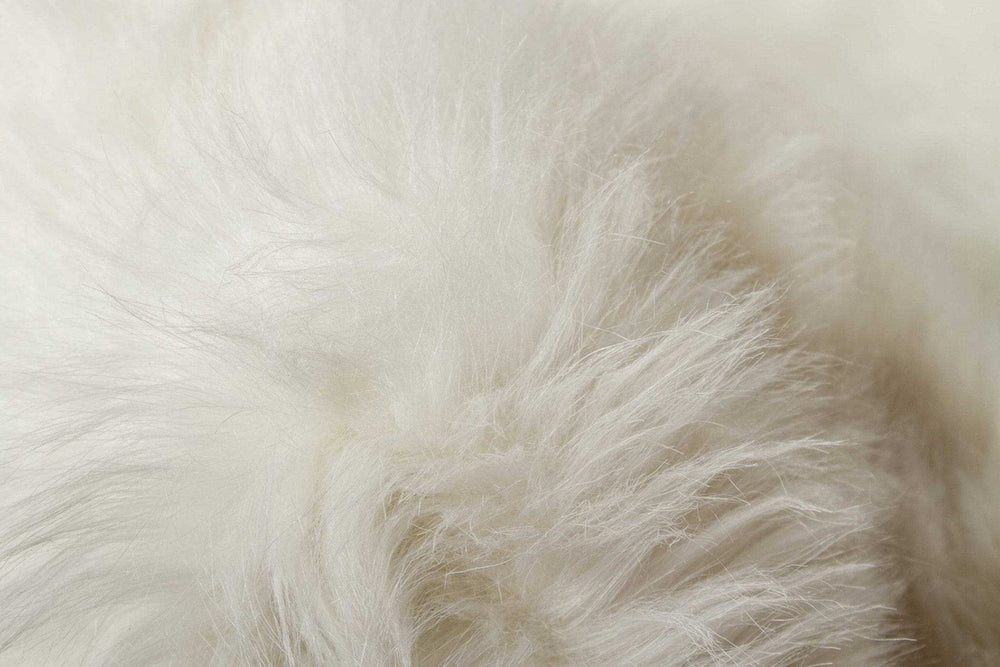 5' X 8' Off White Faux Fur Flokati Area Rug - Homeroots - Flyclothing LLC