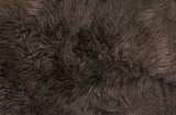 24" X 36" Chocolate Single Sheepskin Area Rug - Homeroots - Flyclothing LLC