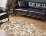 Gradient Chocolate Animal Print Area Rug - Homeroots - Flyclothing LLC