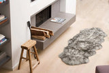 Gradient Grey Animal Print Area Rug - Homeroots - Flyclothing LLC