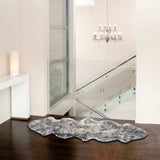 Gradient Grey Animal Print Area Rug - Homeroots - Flyclothing LLC