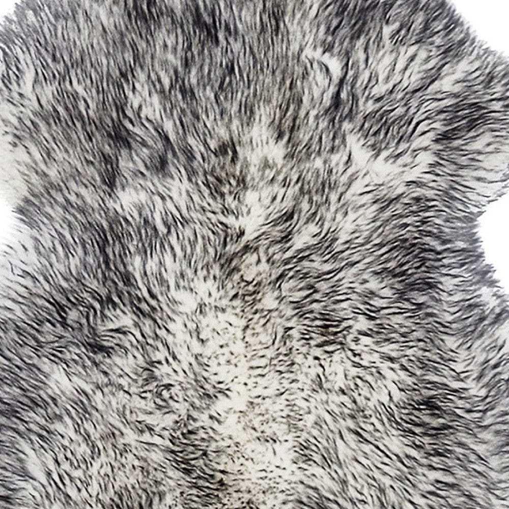 Gradient Grey Animal Print Area Rug - Homeroots - Flyclothing LLC