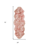 Pink Animal Print Area Rug - Homeroots - Flyclothing LLC