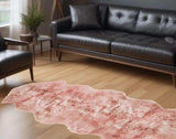 Pink Animal Print Area Rug - Homeroots - Flyclothing LLC