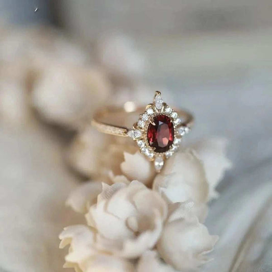 925 Sterling Silver Zircon Ring - Trendsi - Flyclothing LLC