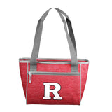 Rutgers Crosshatch 16 Can Cooler Tote - Logo Brands - Flyclothing LLC
