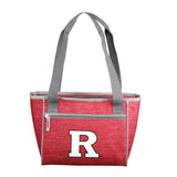Rutgers University Red 16 Can Cooler Tote f/ Primary Logo - Logo Brands - Flyclothing LLC