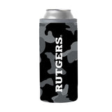 Rutgers Black Camo 12oz Slim Can Coolie - Logo Brands - Flyclothing LLC