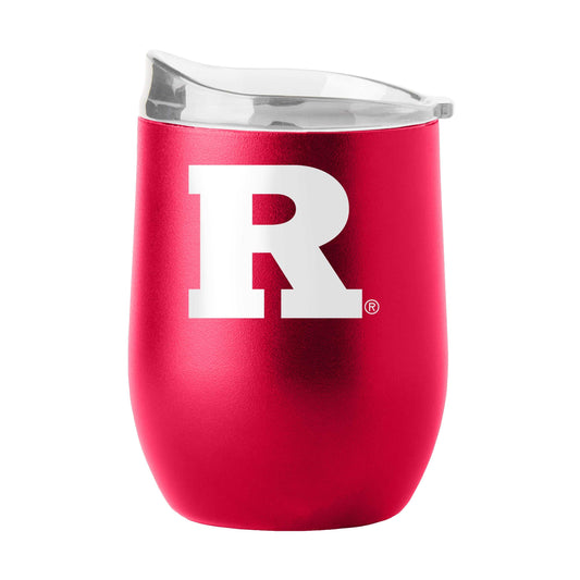 Rutgers 16oz Flipside Powder Coat Curved Bev - Logo Brands - Flyclothing LLC