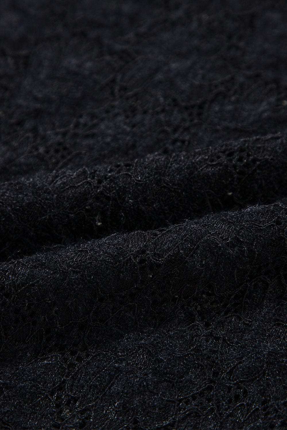 Lace Mock Neck Long Sleeve Blouse - Trendsi - Flyclothing LLC