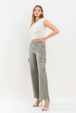 Vervet by Flying Monkey 90's Super High Rise Cargo Jeans - Trendsi - Flyclothing LLC