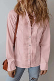 Button Up Long Sleeve Shirt - Trendsi - Flyclothing LLC
