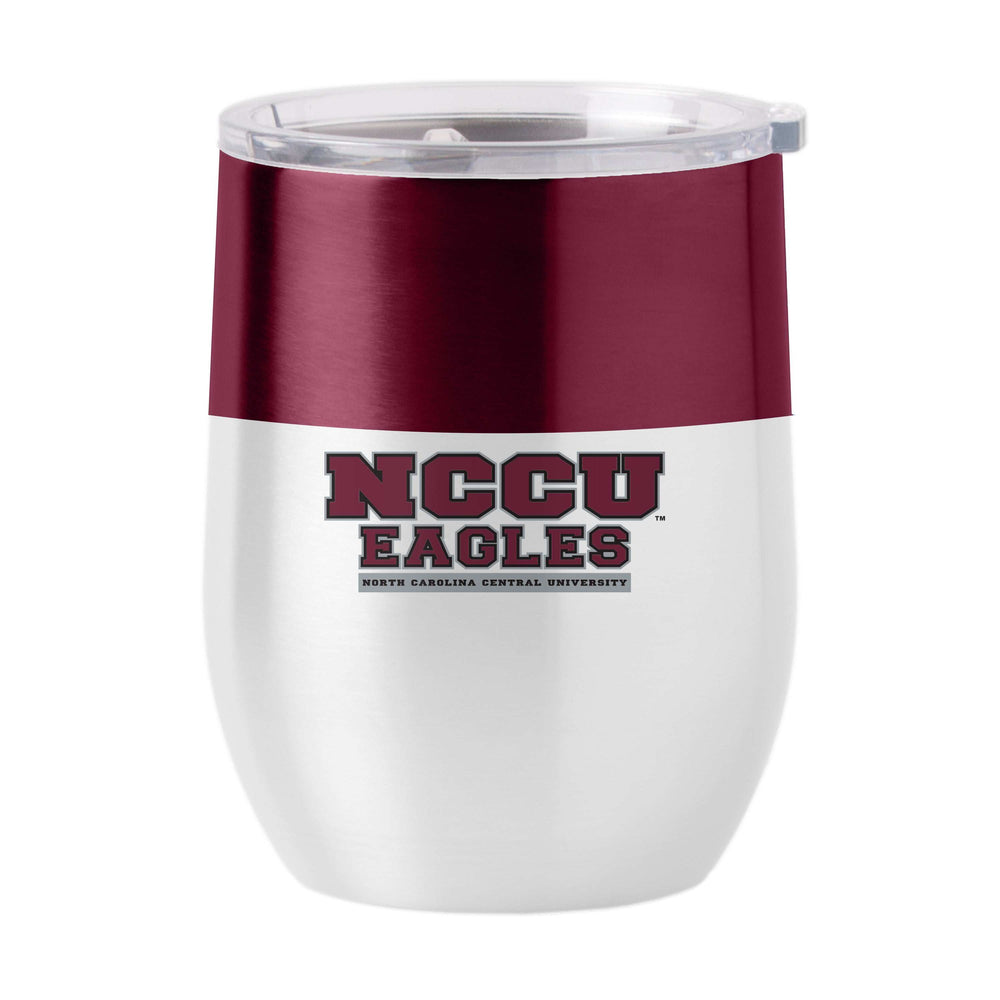 NC Central Colorblock 16oz Stainless Curved Beverage - Logo Brands - Flyclothing LLC