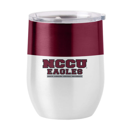 NC Central Colorblock 16oz Stainless Curved Beverage - Logo Brands - Flyclothing LLC