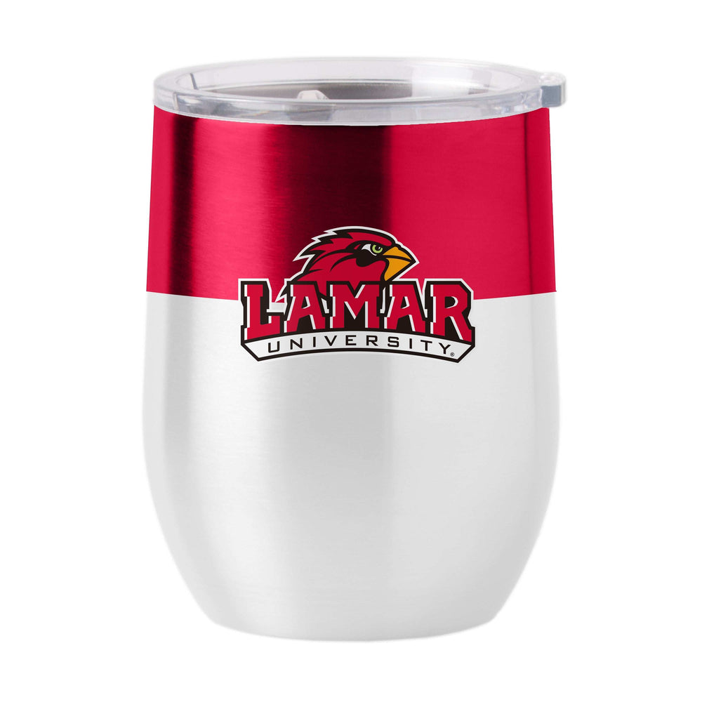 Lamar 16oz Colorblock Stainless Curved Beverage - Logo Brands - Flyclothing LLC