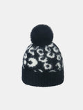Leopard Hat with Pompom - Trendsi - Flyclothing LLC